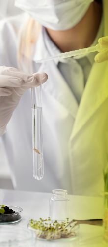 Lab testing and sustainable manufacturing processes