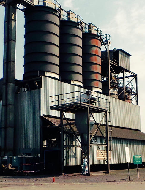 Mineral processing silos